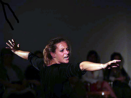 Le Troiane (2006), Cristina Colonnetti - Andromaca foto di Enzo Maniccia